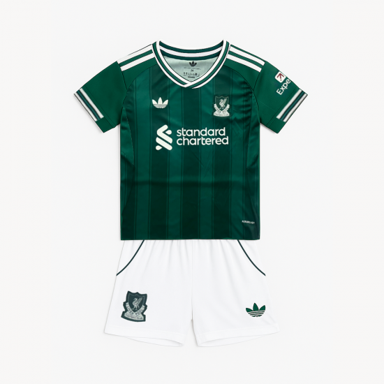 Liverpool Matchtröja Tredje 2025-2026 Kortärmad ,Fotbollsställ Barn