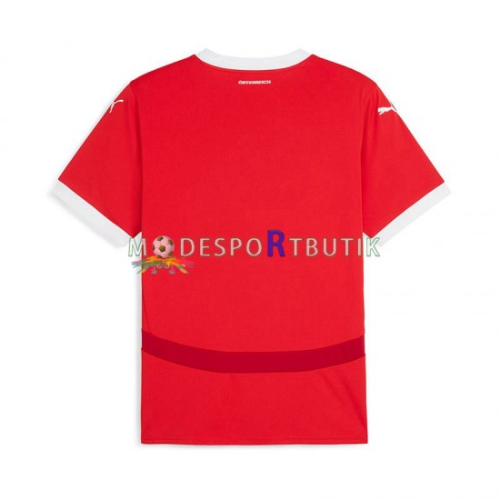 Österrike Matchtröja Hemma Euro 2024 Kortärmad ,Herr