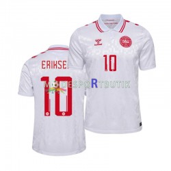Danmark Matchtröja Eriksen 10 Borta Euro 2024 Kortärmad ,Herr