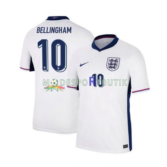 England Matchtröja Jude Bellingham 10 Hemma Euro 2024 Kortärmad ,Herr