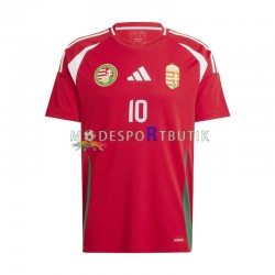 Ungern Matchtröja Dominik Szoboszlai 10 Hemma Euro 2024 Kortärmad ,Herr