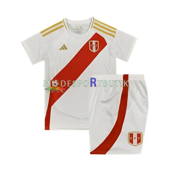 Peru Matchtröja Copa America Hemma 2024 Kortärmad ,Fotbollsställ Barn Peru Matchtröja Copa America Hemma 2024 Kortärmad ,Fotbollsställ Barn