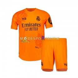 Real Madrid Matchtröja Y3 Målvakt Tredje 2023-2024 Kortärmad ,Fotbollsställ Barn