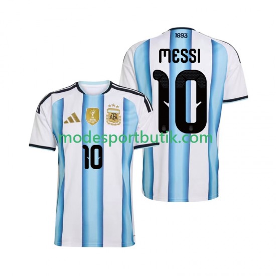 Argentina Matchtröja Lionel Messi 10 Hemma VM 2026 Kortärmad ,Herr