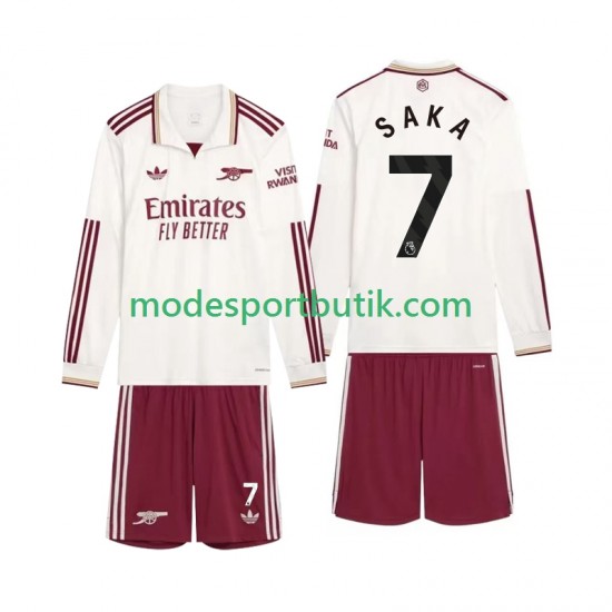 Arsenal Matchtröja Saka 7 Tredje 2025-2026 Långärmad ,Fotbollsställ Barn Arsenal Matchtröja Saka 7 Tredje 2025-2026 Långärmad ,Fotbollsställ Barn