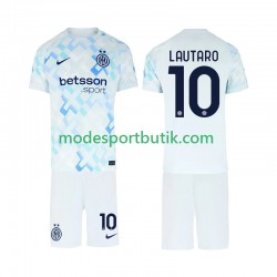 Inter Milan Matchtröja Lautaro Martinez 10 Borta 2025-2026 Kortärmad ,Fotbollsställ Barn