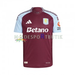 Aston Villa Matchtröja Hemma 2024-2025 Kortärmad ,Herr