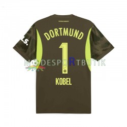 Borussia Dortmund Matchtröja Gregor Kobel 1 Målvakt Borta 2024-2025 Kortärmad ,Herr