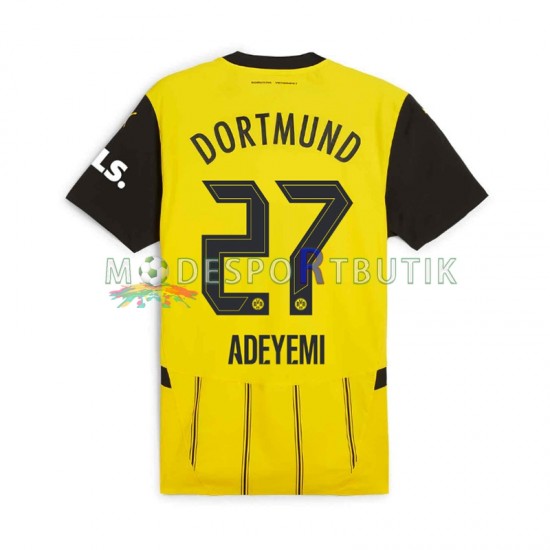 Borussia Dortmund Matchtröja Karim Adeyemi 27 Hemma 2024-2025 Kortärmad ,Herr