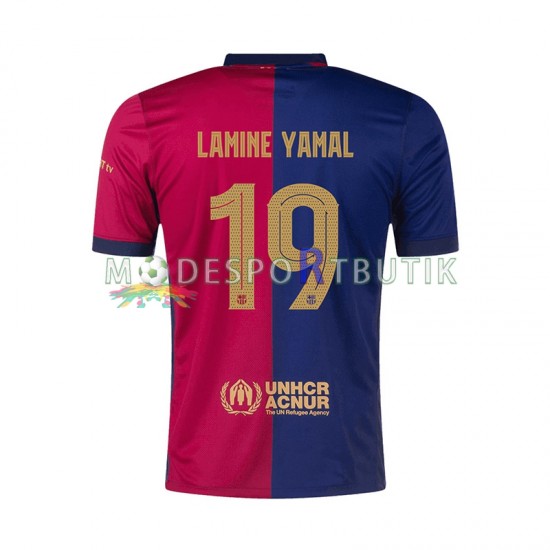 FC Barcelona Matchtröja UCL Font Lamine Yamal 19 Hemma 2024-2025 Kortärmad ,Herr