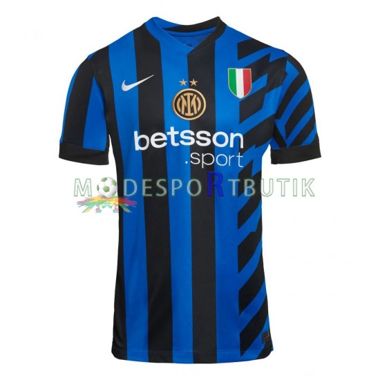 Inter Milan Matchtröja Hemma 2024-2025 Kortärmad ,Herr