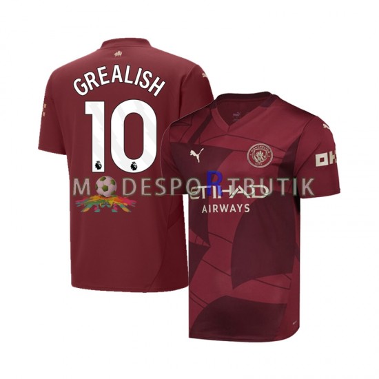 Manchester City Matchtröja Jack Grealish 10 Tredje 2024-2025 Kortärmad ,Herr