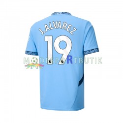 Manchester City Matchtröja Julian Alvarez 19 Hemma 2024-2025 Kortärmad ,Herr