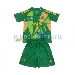 Newcastle United Matchtröja Grön Målvakt Hemma 2024-2025 Kortärmad ,Fotbollsställ Barn