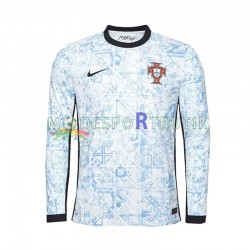 Portugal Matchtröja Borta Euro 2024 Långärmad ,Herr