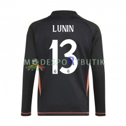Real Madrid Matchtröja Andriy Lunin 13 Blå Målvakt Borta 2024-2025 Långärmad ,Herr Real Madrid Matchtröja Andriy Lunin 13 Blå Målvakt Borta 2024-2025 Långärmad ,Herr