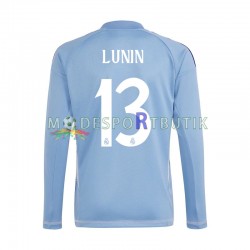 Real Madrid Matchtröja Andriy Lunin 13 Blå Målvakt Hemma 2024-2025 Långärmad ,Herr Real Madrid Matchtröja Andriy Lunin 13 Blå Målvakt Hemma 2024-2025 Långärmad ,Herr