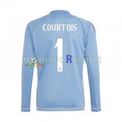 Real Madrid Matchtröja Thibaut Courtois 1 Blå Målvakt Hemma 2024-2025 Långärmad ,Herr Real Madrid Matchtröja Thibaut Courtois 1 Blå Målvakt Hemma 2024-2025 Långärmad ,Herr