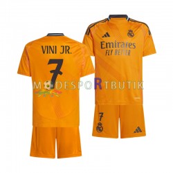 Real Madrid Matchtröja VINI JR 7 Borta 2024-2025 Kortärmad ,Fotbollsställ Barn Real Madrid Matchtröja VINI JR 7 Borta 2024-2025 Kortärmad ,Fotbollsställ Barn