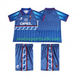 AC Milan Matchtröja 1995 1996 Retro Borta Kortärmad ,Fotbollsställ Barn