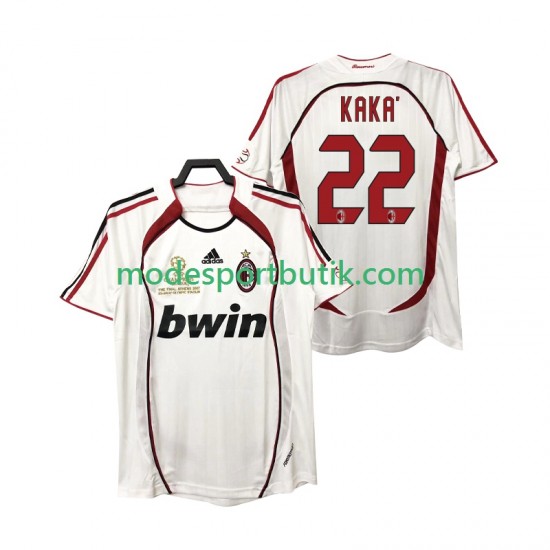 AC Milan Matchtröja KAKA 22 2007 Retro Borta 2006 Kortärmad ,Herr