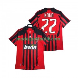 AC Milan Matchtröja KAKA 22 2007 Retro Hemma 2008 Kortärmad ,Herr