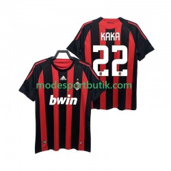 AC Milan Matchtröja KAKA 22 2009 Retro Hemma 2008 Kortärmad ,Herr