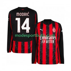 AC Milan Matchtröja Modrić Luca 14 Hemma 2025-2026 Långärmad ,Herr