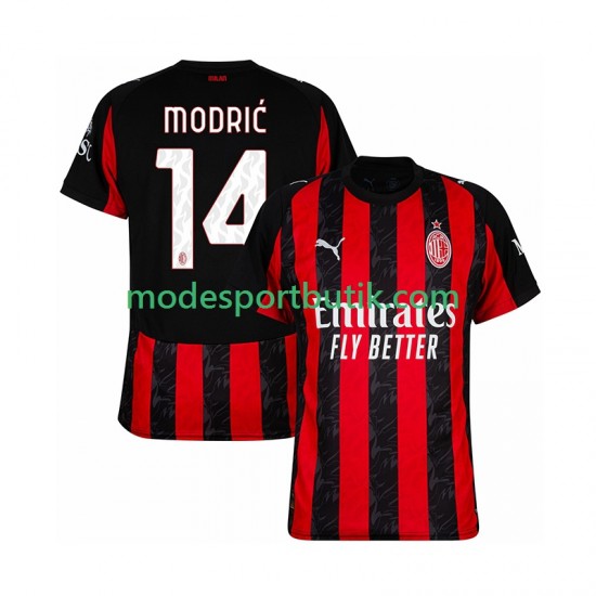 AC Milan Matchtröja Modrić Luca 14 Hemma 2025-2026 Kortärmad ,Herr