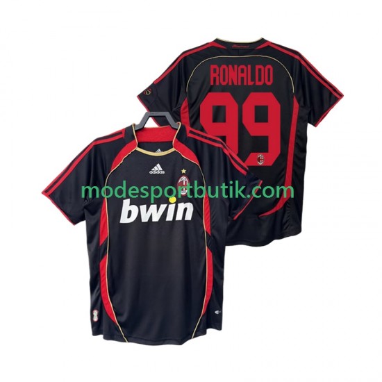 AC Milan Matchtröja RONALDO 99 2007 Retro Tredje 2006 Kortärmad ,Herr