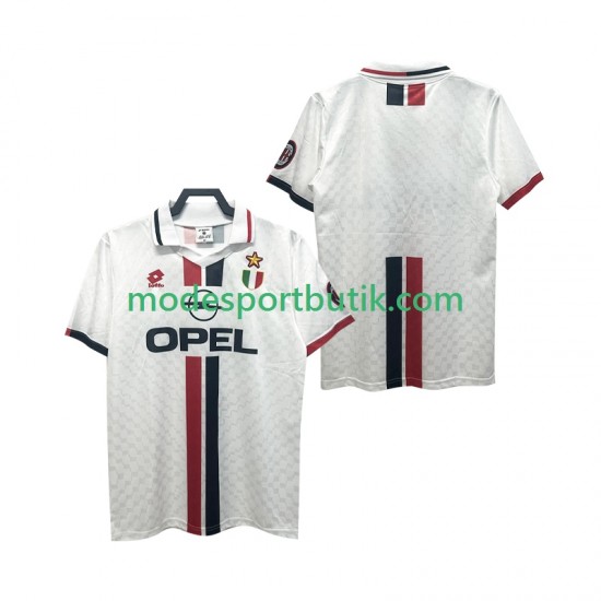 AC Milan Matchtröja 1996 1997 Retro Borta Kortärmad ,Herr