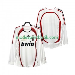 AC Milan Matchtröja 2007 Retro Borta 2006 Långärmad ,Herr