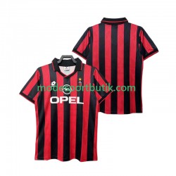 AC Milan Matchtröja 1995 1996 Retro Hemma Kortärmad ,Herr