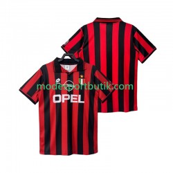 AC Milan Matchtröja 1996 1997 Retro Hemma Kortärmad ,Herr