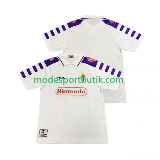 Fiorentina Matchtröja Retro Borta 1998 1999 Kortärmad ,Herr