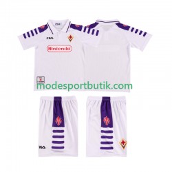 Fiorentina Matchtröja Retro Borta 1998 1999 Kortärmad ,Fotbollsställ Barn
