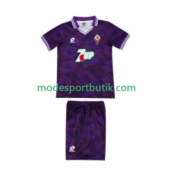 Fiorentina Matchtröja 1992 1993 Retro Hemma Kortärmad ,Fotbollsställ Barn