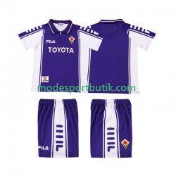 Fiorentina Matchtröja 2000 Retro Hemma 1999 Kortärmad ,Fotbollsställ Barn
