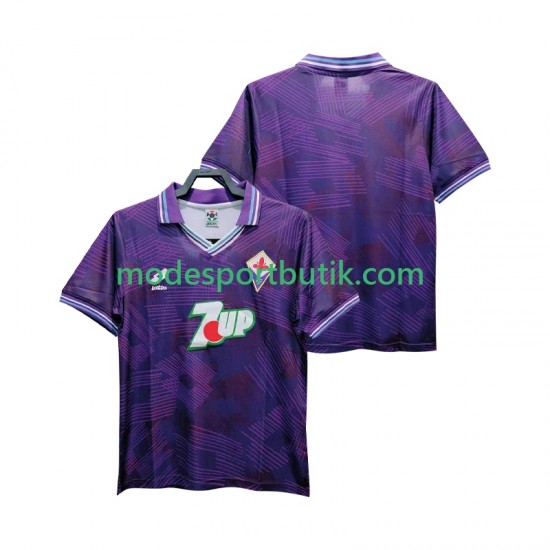 Fiorentina Matchtröja 1992 1993 Retro Hemma Kortärmad ,Herr