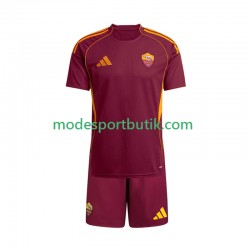 AS Roma Matchtröja Hemma 2025-2026 Kortärmad ,Fotbollsställ Barn