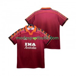 AS Roma Matchtröja Retro Hemma 1998 1999 Kortärmad ,Herr
