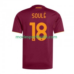 AS Roma Matchtröja Soule 18 Hemma 2025-2026 Kortärmad ,Herr