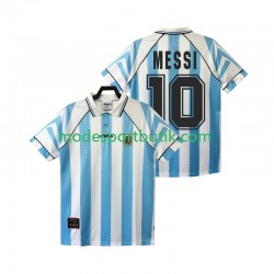 Argentina Matchtröja Lionel Messi 10 1996 1997 Retro Hemma Kortärmad ,Herr