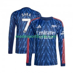 Arsenal Matchtröja Bukayo Saka 7 Borta 2025-2026 Långärmad ,Herr