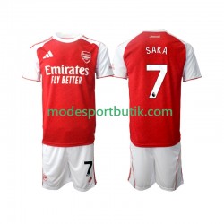 Arsenal Matchtröja Bukayo Saka 7 Hemma 2025-2026 Kortärmad ,Fotbollsställ Barn