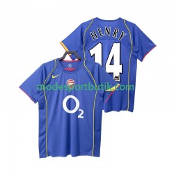 Arsenal Matchtröja Henry 14 2005 Retro Borta 2004 Kortärmad ,Herr