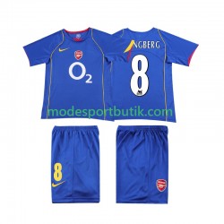 Arsenal Matchtröja LJUNGBERG 8 2005 Retro Borta 2004 Kortärmad ,Fotbollsställ Barn