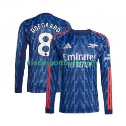 Arsenal Matchtröja Martin Odegaard 8 Borta 2025-2026 Långärmad ,Herr