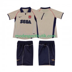Arsenal Matchtröja 2001 Retro Borta 2002 Kortärmad ,Fotbollsställ Barn