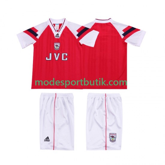 Arsenal Matchtröja 1992 1994 Retro Hemma Kortärmad ,Fotbollsställ Barn
